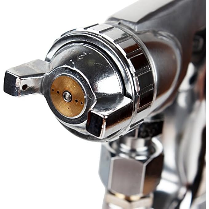 gedi HIGH ATOMIZATION SPRAY GUN WITH 1000CC CUP, 2.5MM NOZZLE, SLIVER - Image 3